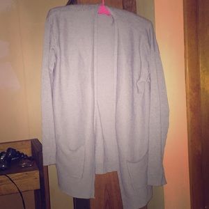 Grey cardigan